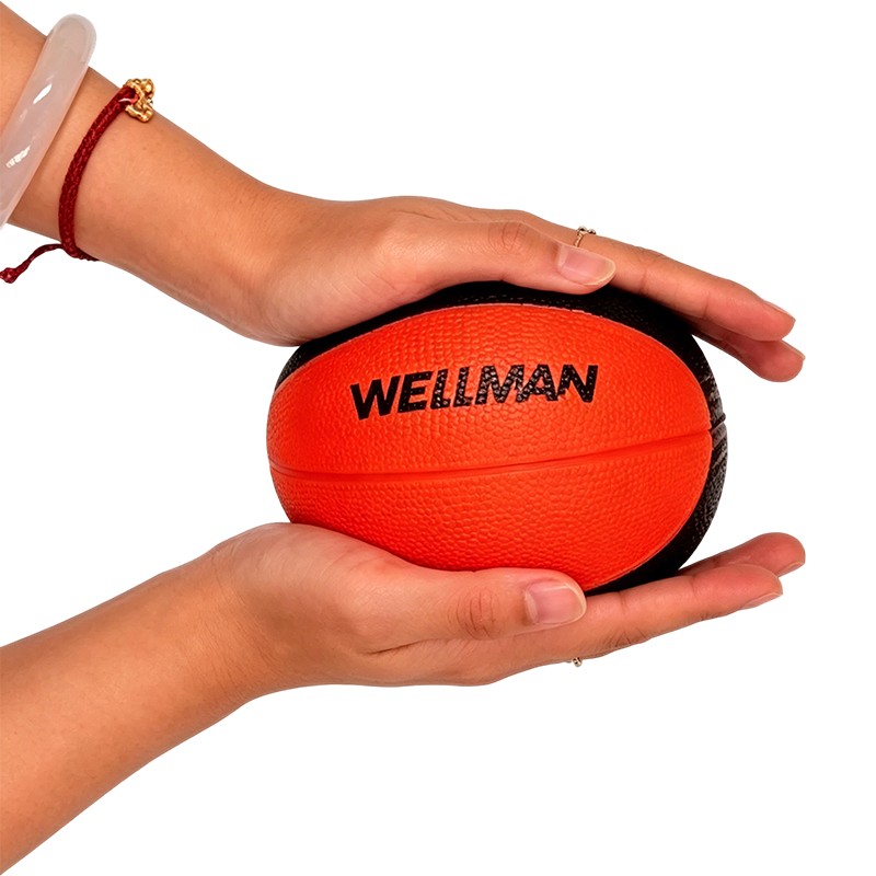 Baloncesto de espuma sin ruido, alto rebote para entrenamiento interior de niños, compatible con patrones personalizados para niños