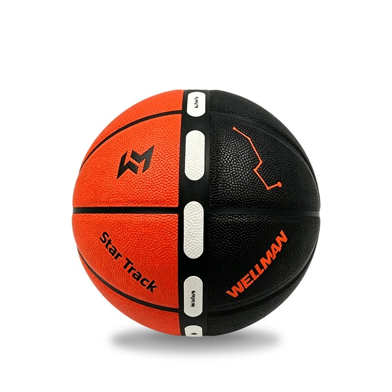Baloncesto de PU medio dividido de 16 paneles con pegatinas de ranura para entrenamiento de trayectoria de vuelo