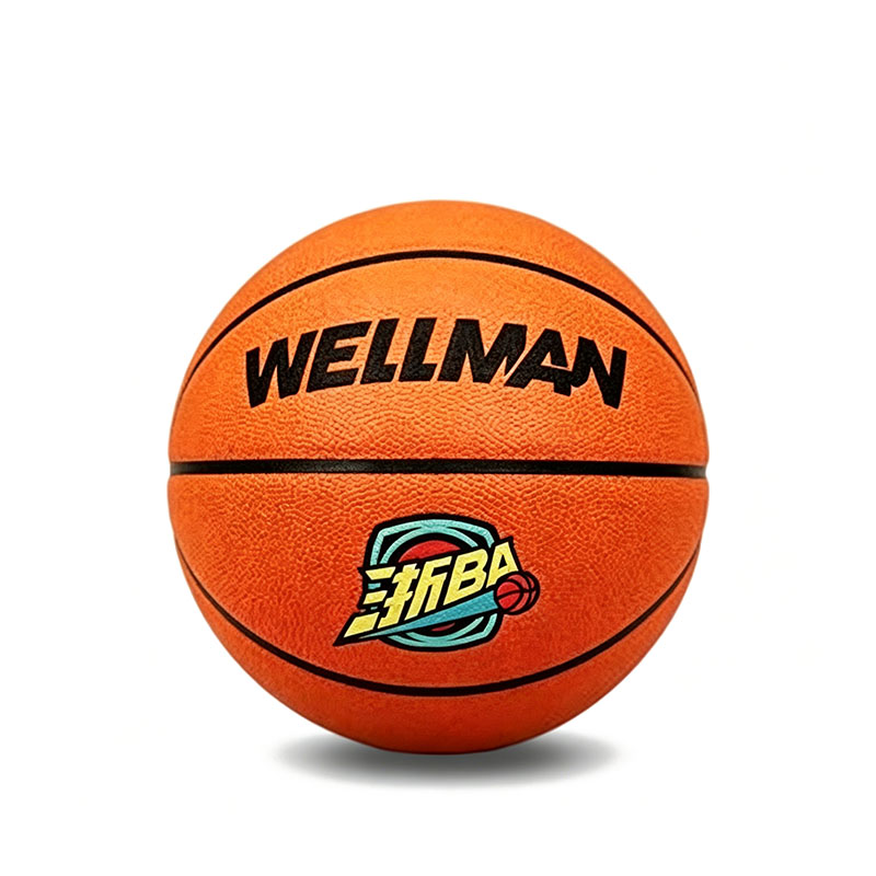 Baloncesto de cuero de microfibra de grado No.7 de competición con logotipo personalizable