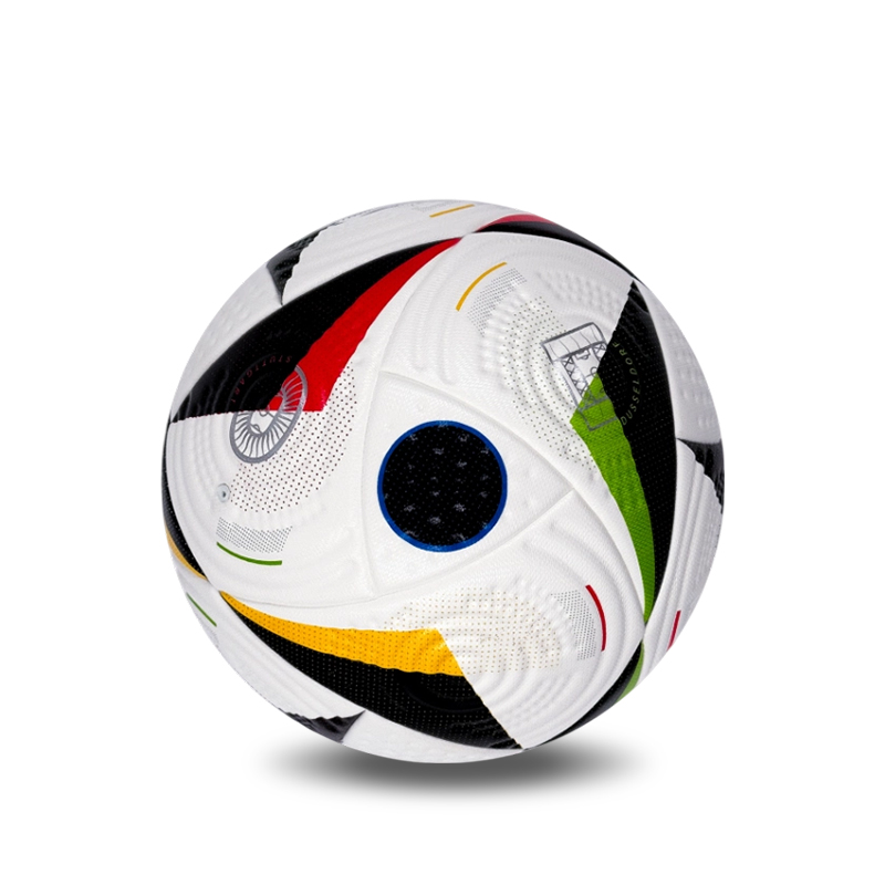 Nuevo cuero de PU No.5 con diseño de hendidura de balón de fútbol sala personalizable