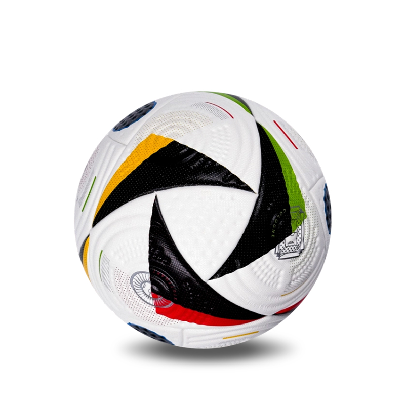 Nuevo cuero de PU No.5 con diseño de hendidura de balón de fútbol sala personalizable