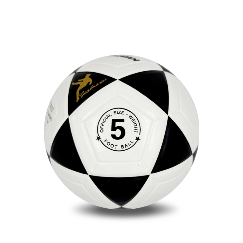 Fútbol americano en caliente de PU/PVC en blanco y negro, colores personalizables del logotipo exclusivo del equipo y del club