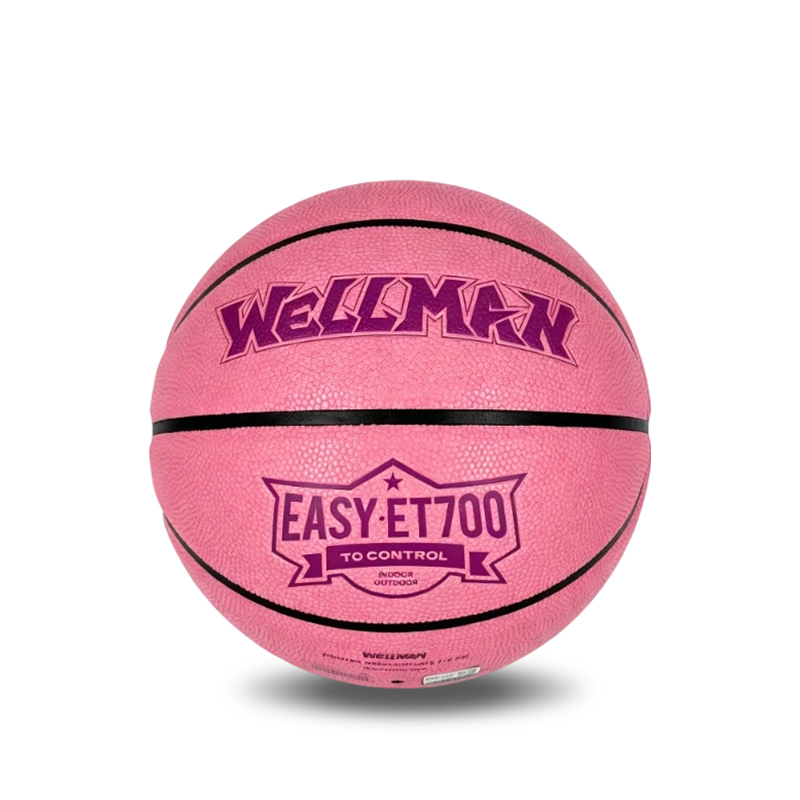 Estándar para mujer, 510–570 g, talla 6 Baloncesto con superposición rosa de PU que absorbe la humedad